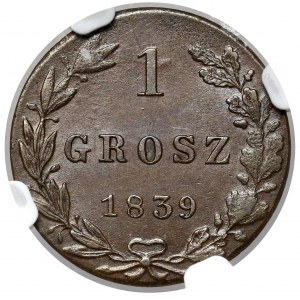 1 grosz 1839 MW, Warszawa
