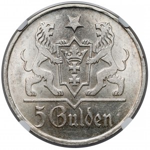 Gdańsk, 5 guldenów 1923