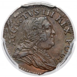 August III Sas, Szeląg Grünthal 1754