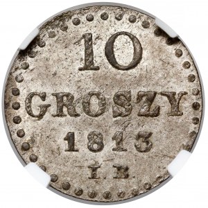 Księstwo Warszawskie, 10 groszy 1813 IB