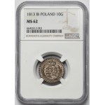 Księstwo Warszawskie, 10 groszy 1813 IB