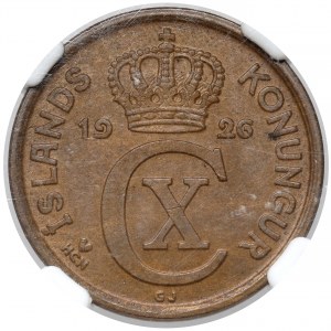 Islandia, Christian X, 5 aurar 1926 HGN GJ
