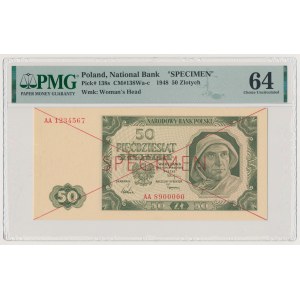 50 złotych 1948 - SPECIMEN - AA