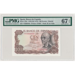 Hiszpania, 100 Pesetas 1970