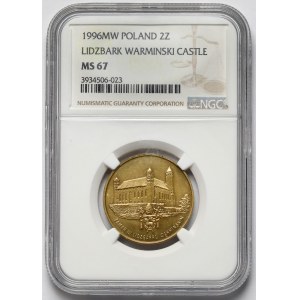2 złote 1996 Zamek Lidzbark Warmiński