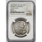 Próba NIKIEL 100 złotych 1960 Mieszko... głowy - mały orzeł