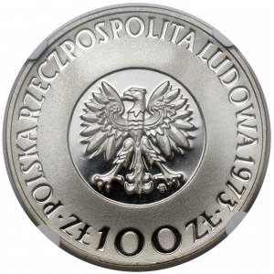 Próba SREBRO 100 złotych 1973 Mikołaj Kopernik
