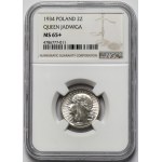 Głowa Kobiety 2 złote 1934 - PIĘKNE