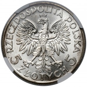 Głowa Kobiety 5 złotych 1933