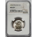 Głowa Kobiety 5 złotych 1933