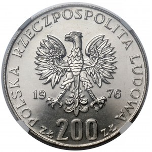 Próba NIKIEL 200 złotych 1976 Igrzyska - znicz olimpijski