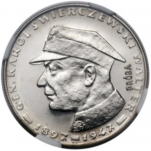 Próba NIKIEL 10 złotych 1967 Świerczewski - w czapce