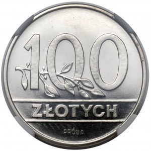 Próba NIKIEL 100 złotych 1990