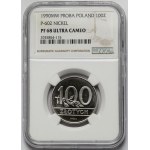 Próba NIKIEL 100 złotych 1990