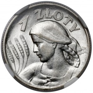 Kobieta i kłosy 1 złoty 1925