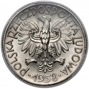 Próba NIKIEL 1 złoty 1958 - gołębie