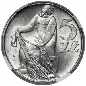 Rybak 5 złotych 1960