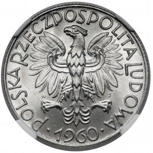 Rybak 5 złotych 1960