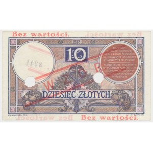 10 złotych 1919 - WZÓR - S.4.A