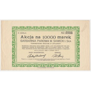 Garbarnia Parowa W. SAWICKI i Ska, Em.3, 10.000 mk 1924