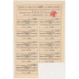 Garbarnia Parowa W. SAWICKI i Ska, Em.2, 10.000 mk 1921