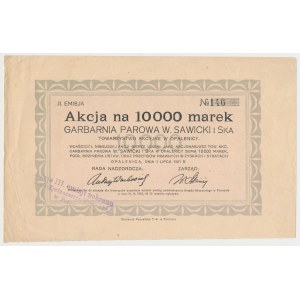 Garbarnia Parowa W. SAWICKI i Ska, Em.2, 10.000 mk 1921