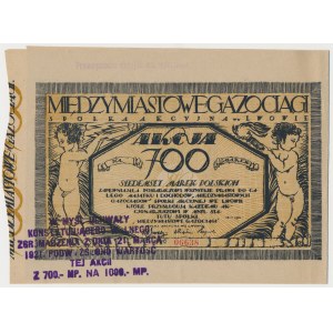 Międzymiastowe Gazociągi, 700 mk 1921