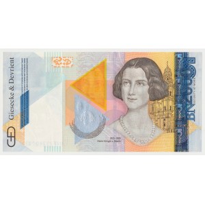 Giesecke & Devrient, Testnote BN2005 Marie König v. Bayern - with folder
