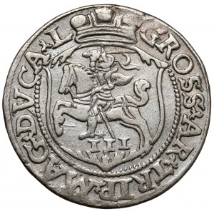 Zygmunt II August, Trojak Wilno 1563 - z D*G