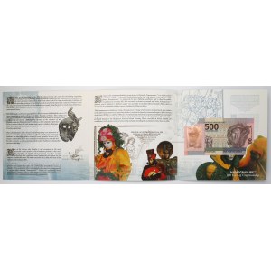 BNP Printing Works, Testnote Optaglio Nanogravure - 500 Years of Craftmanship - in presentation folder