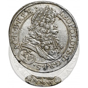 Śląsk, Leopold I, 15 krajcarów 1694 Wrocław - ) MMW ( - b.rzadki