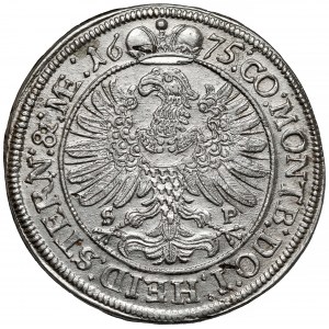 Śląsk, Sylwiusz Fryderyk, 15 krajcarów 1675 SP, Oleśnica