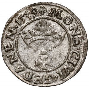 Zygmunt I Stary, Szeląg Gdańsk 1539 - trójlstek