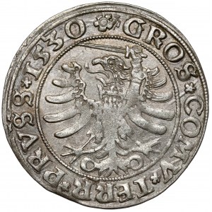Zygmunt I Stary, Grosz Toruń 1530 - w lewo - RZADKI rewers