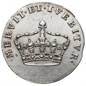 August III Sas, Żeton koronacyjny 1734