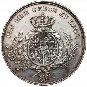 Poniatowski, Medal nagrodowy PRO FIDE GREGE... (Holzhaeusser)