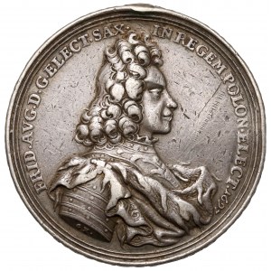 August II Mocny, Medal koronacyjny 1697
