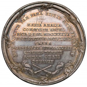Poniatowski, Medal Maria Amalia Miszchowa 1772 r.