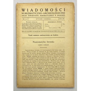 WNA 1921 nr 1-6 pierwsze półrocze
