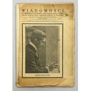 WNA 1924 komplet, w tym „Studia nad gdańska sztuką medalierską XVII w.” Gumowskiego