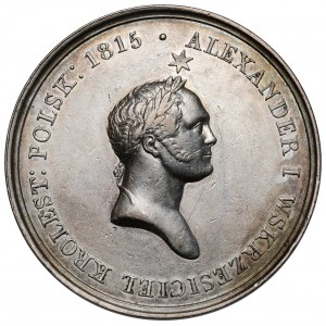 Medal Dobroczyńcę swojego opłakująca Polska 1826 - DUŻY