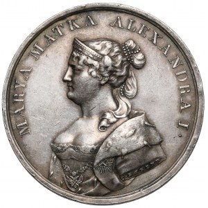 Medal Pamiątka pobytu w Królestwie Polskim Marii Fiodorowny 1818