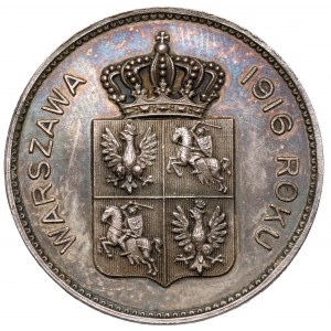 Medalik SREBRO 125 rocznica Uchwalenia Konstytucji 3 Maja 1916