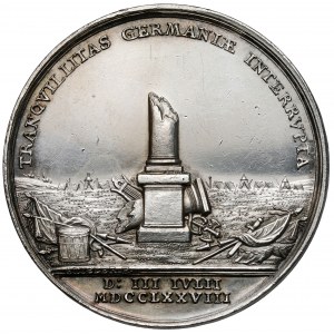 Śląsk, Medal Pokój Cieszyński 1779 (Stieler)