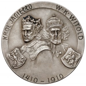 Medal SREBRO Bitwa Pod Grunwaldem 1910 (Czaplicki)