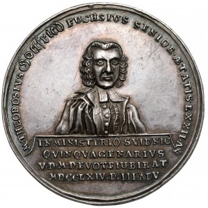 Śląsk, Świdnica, Medal Gotfryd Fuchs 1764