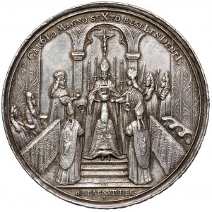 Austria, Karol VI, Medal koronacyjny 1711