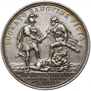 August II Mocny, Medal Pokój w Altranstädt 1706