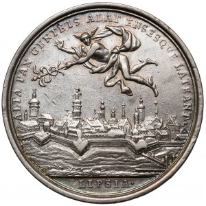 August II Mocny, Medal Pokój w Altranstädt 1706