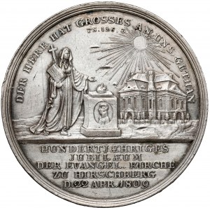 Śląsk, Jelenia Góra, Medal 100-lecie Kościoła ewangelickiego 1809